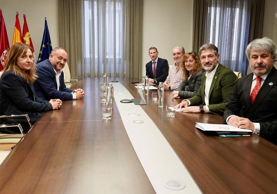 Imagen de la reunión mantenida.