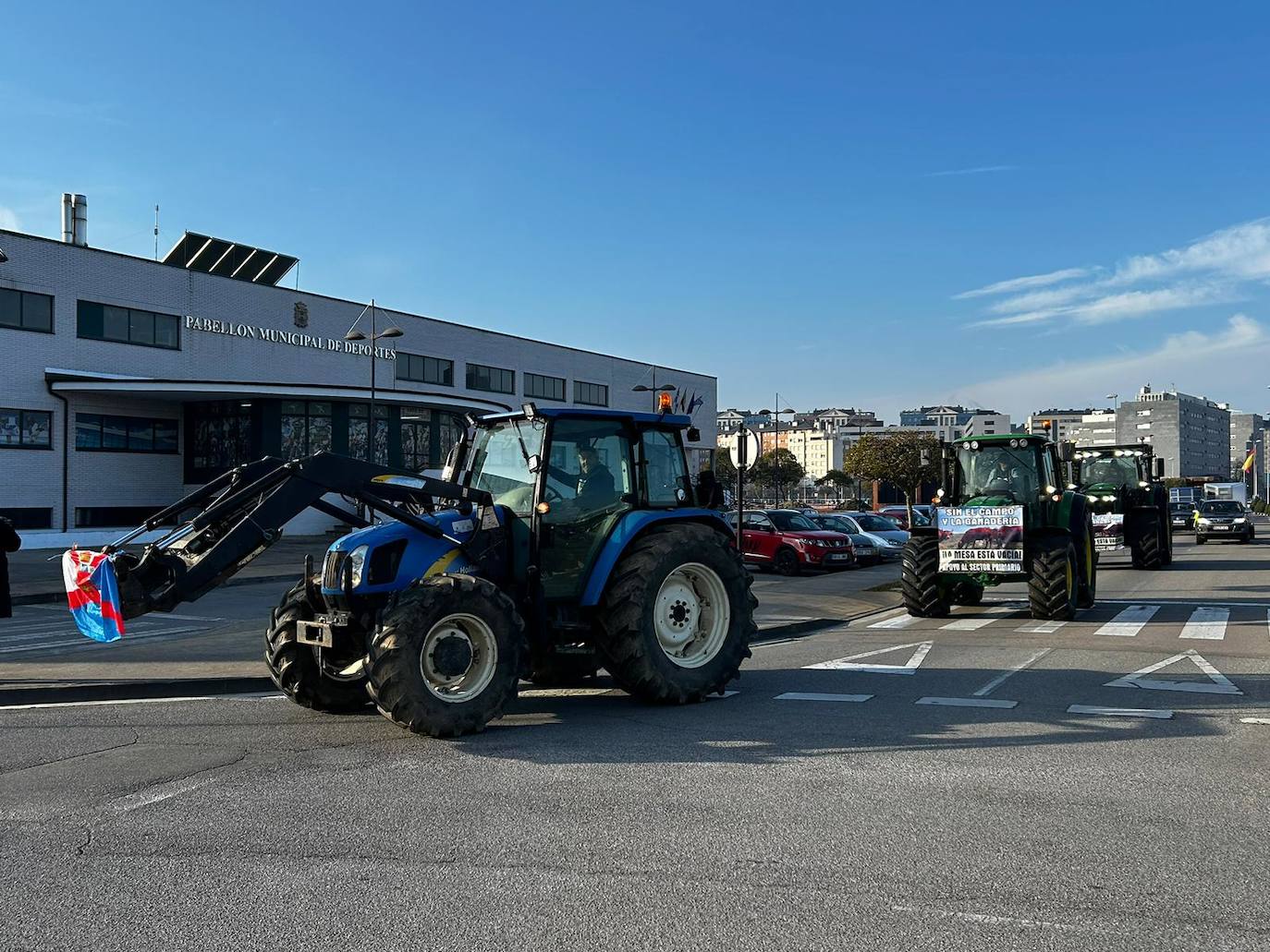 &#039;Tractorada&#039; del sector agrario en León