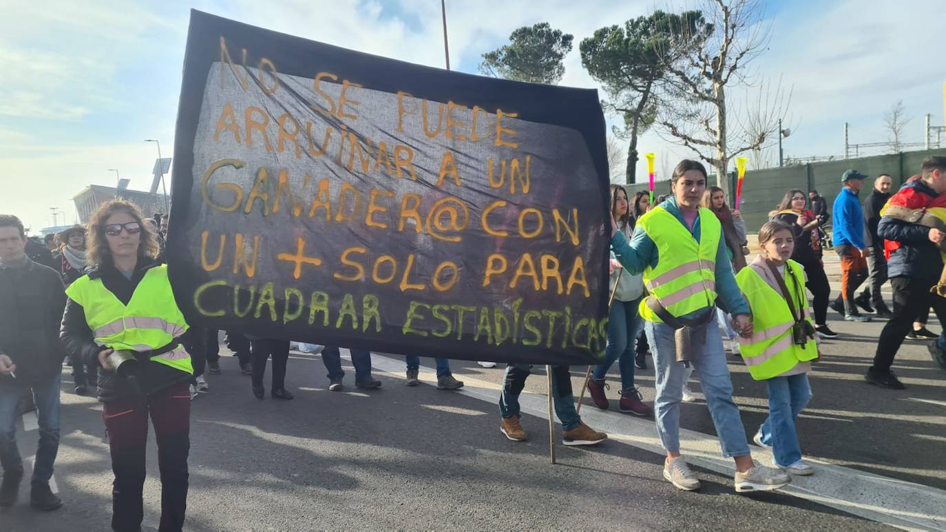 &#039;Tractorada&#039; del sector agrario en León