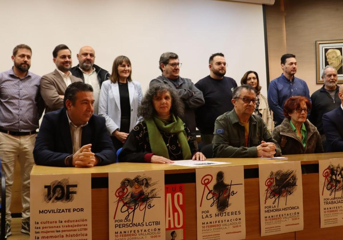 UGT, acompañado de partidos y asociaciones, presentó los motivos por los que se adhiere a esta movilización.