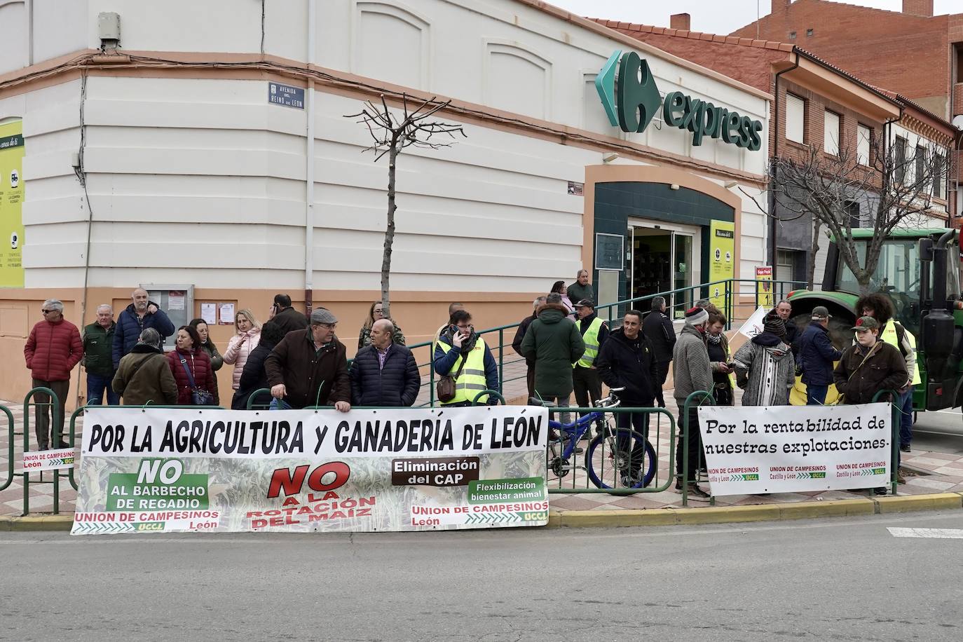 Nueva tractorada en la provincia de León