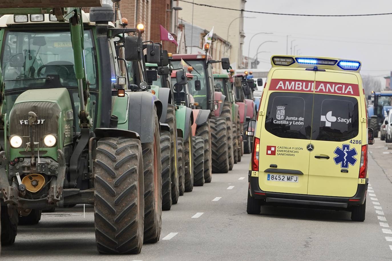 Nueva tractorada en la provincia de León