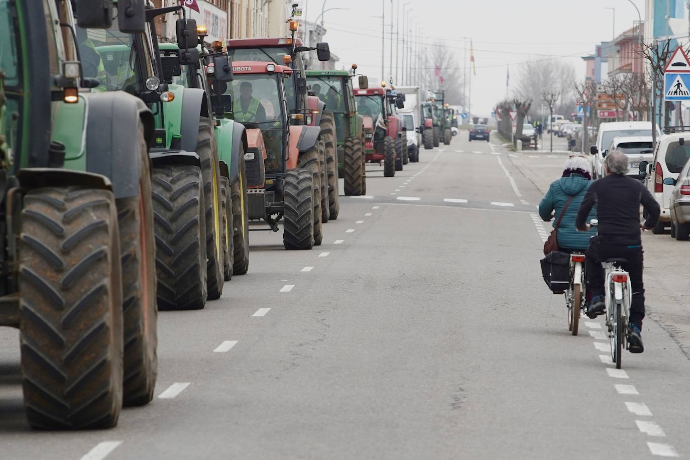 Nueva tractorada en la provincia de León