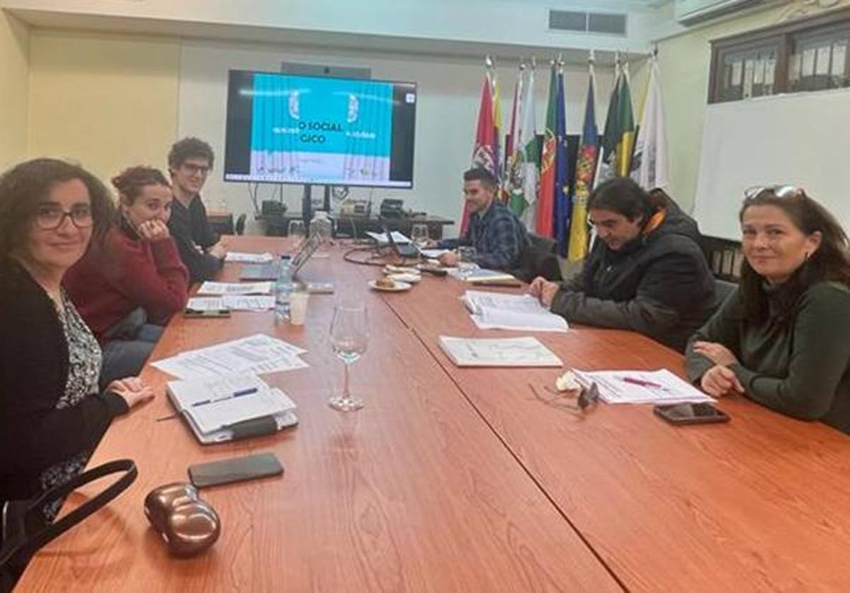 Reunión final del consorcio europeo de proyecto Teatro social Ecológico, celebrada en diciembre de 2023 en Braganza (Portugal)