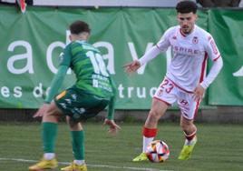 Una imagen del partido entre Arenteiro y Cultural Leonesa.