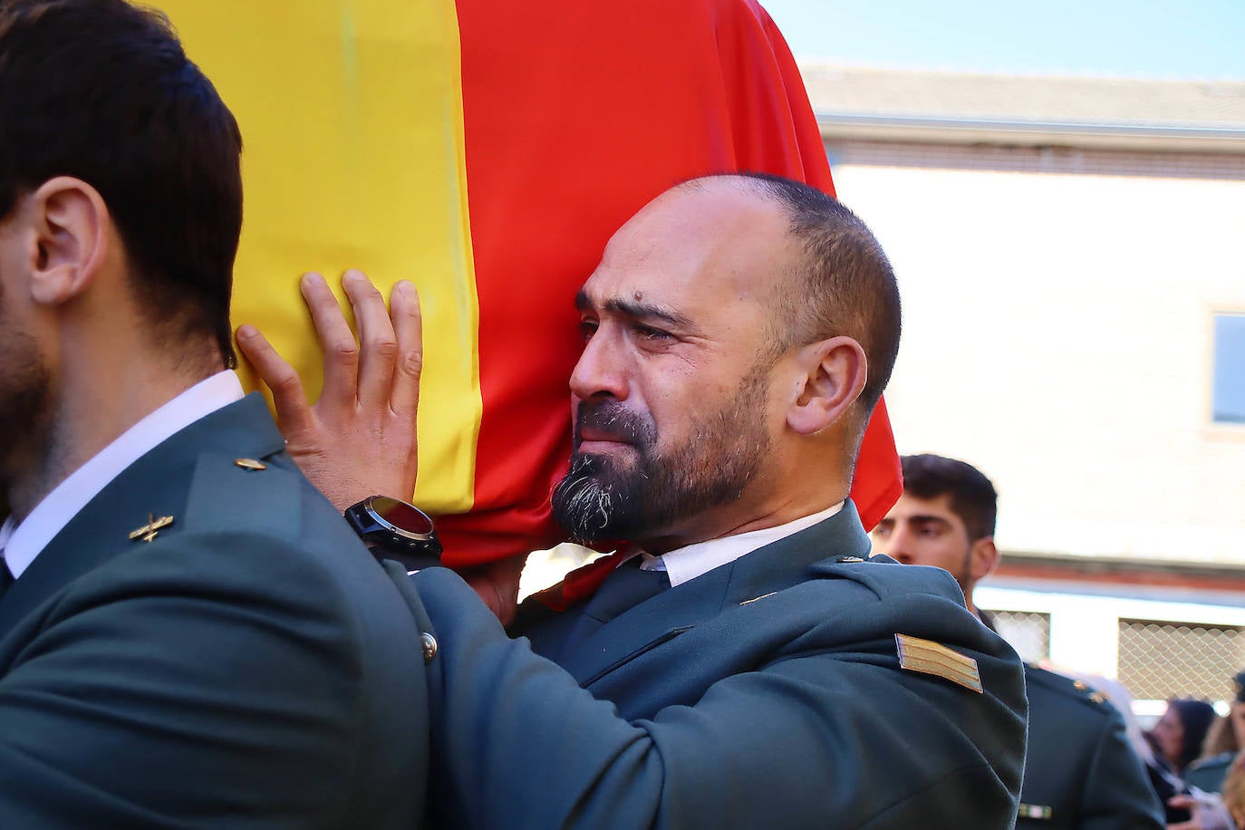 Funeral de David Pérez, el guardia civil asesinado en Barbate