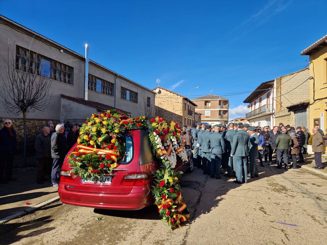 Funeral de David Pérez, el guardia civil asesinado en Barbate