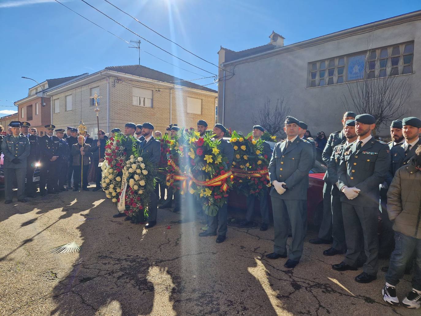 Funeral de David Pérez, el guardia civil asesinado en Barbate