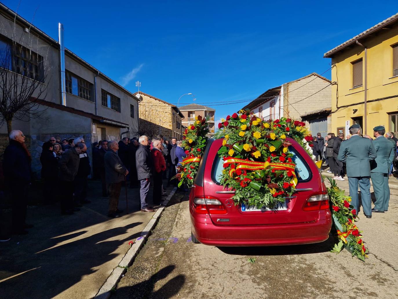 Funeral de David Pérez, el guardia civil asesinado en Barbate