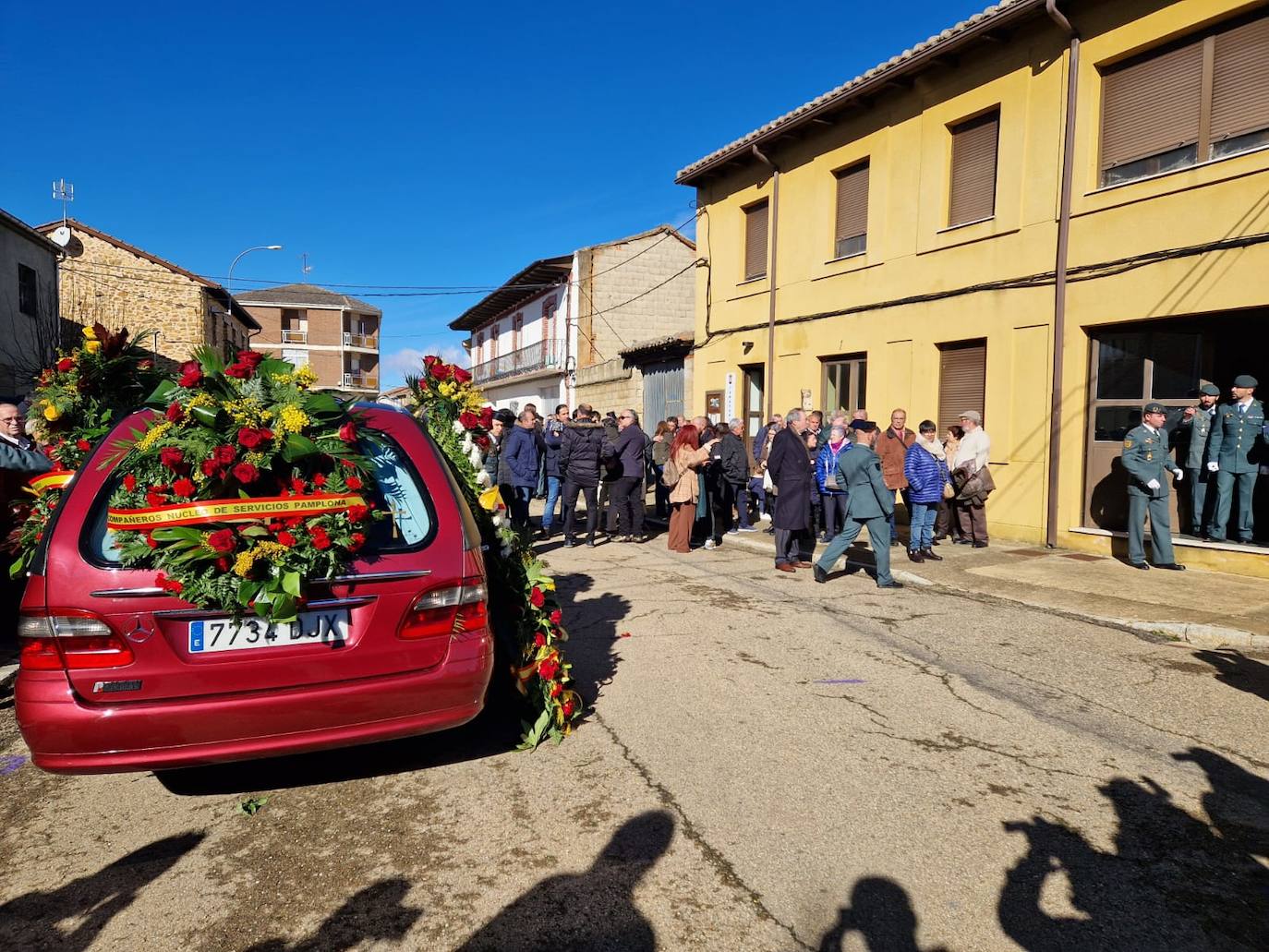 Funeral de David Pérez, el guardia civil asesinado en Barbate