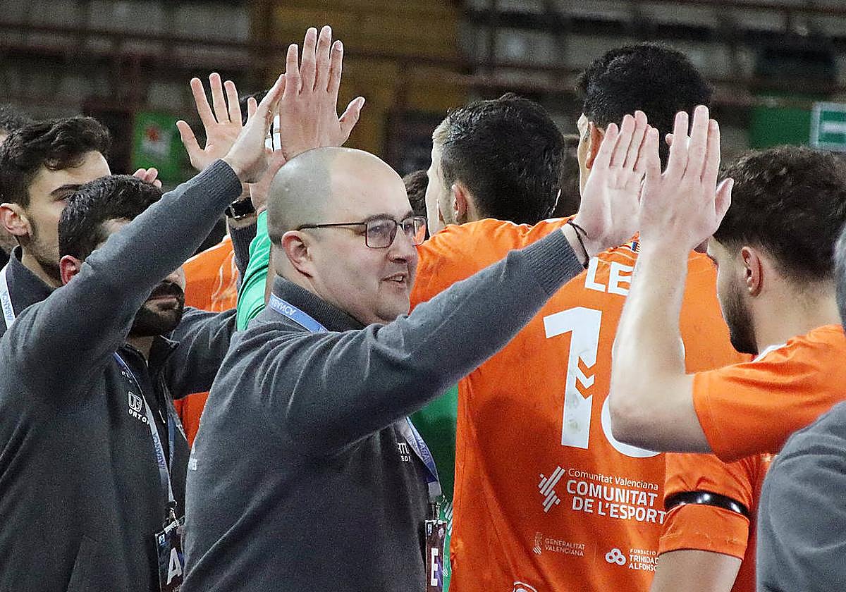 Dani Gordo, entrenador del Abanca Ademar.