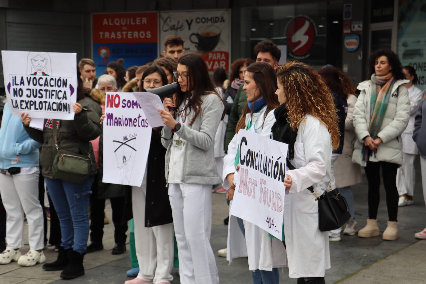 Protestas de enfermeras del Caule