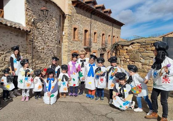 Los pintores escolares del Val de San Lorenzo en homenaje a Sorolla