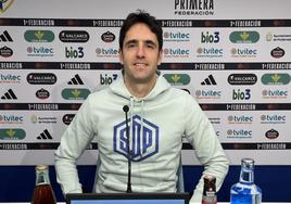 Íñigo Vélez, entrenador de la Deportiva.