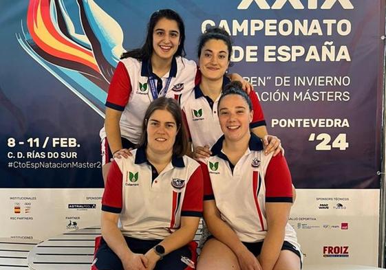 El CN León logra cuatro medallas en el Open de Invierno Máster