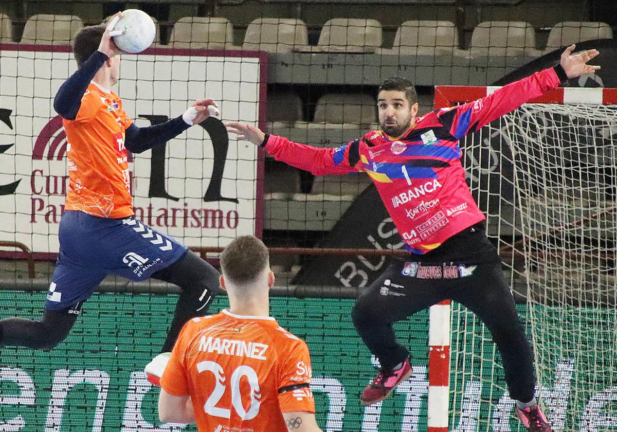 Saeid, en el partido ante Benidorm de hace dos semanas.