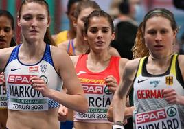 Marta García ya fue internacional en el Europeo indoor de 2021.