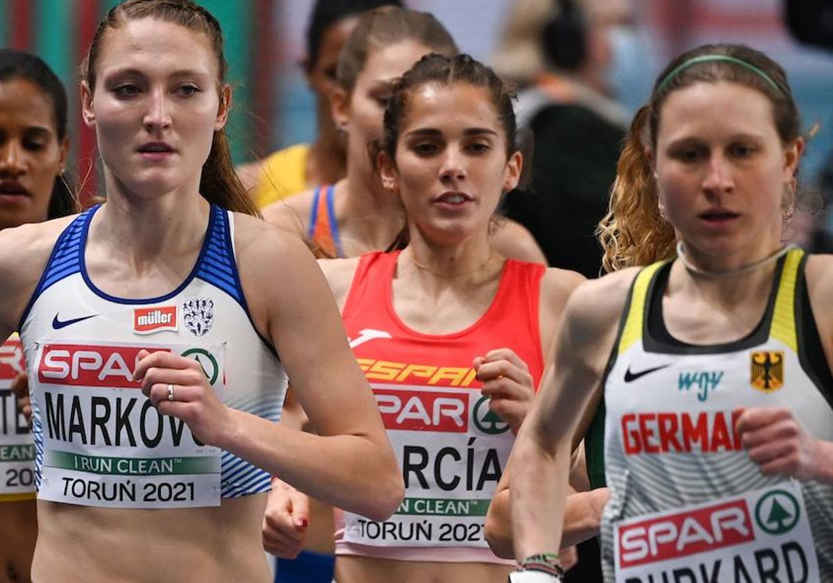 Marta García ya fue internacional en el Europeo indoor de 2021.