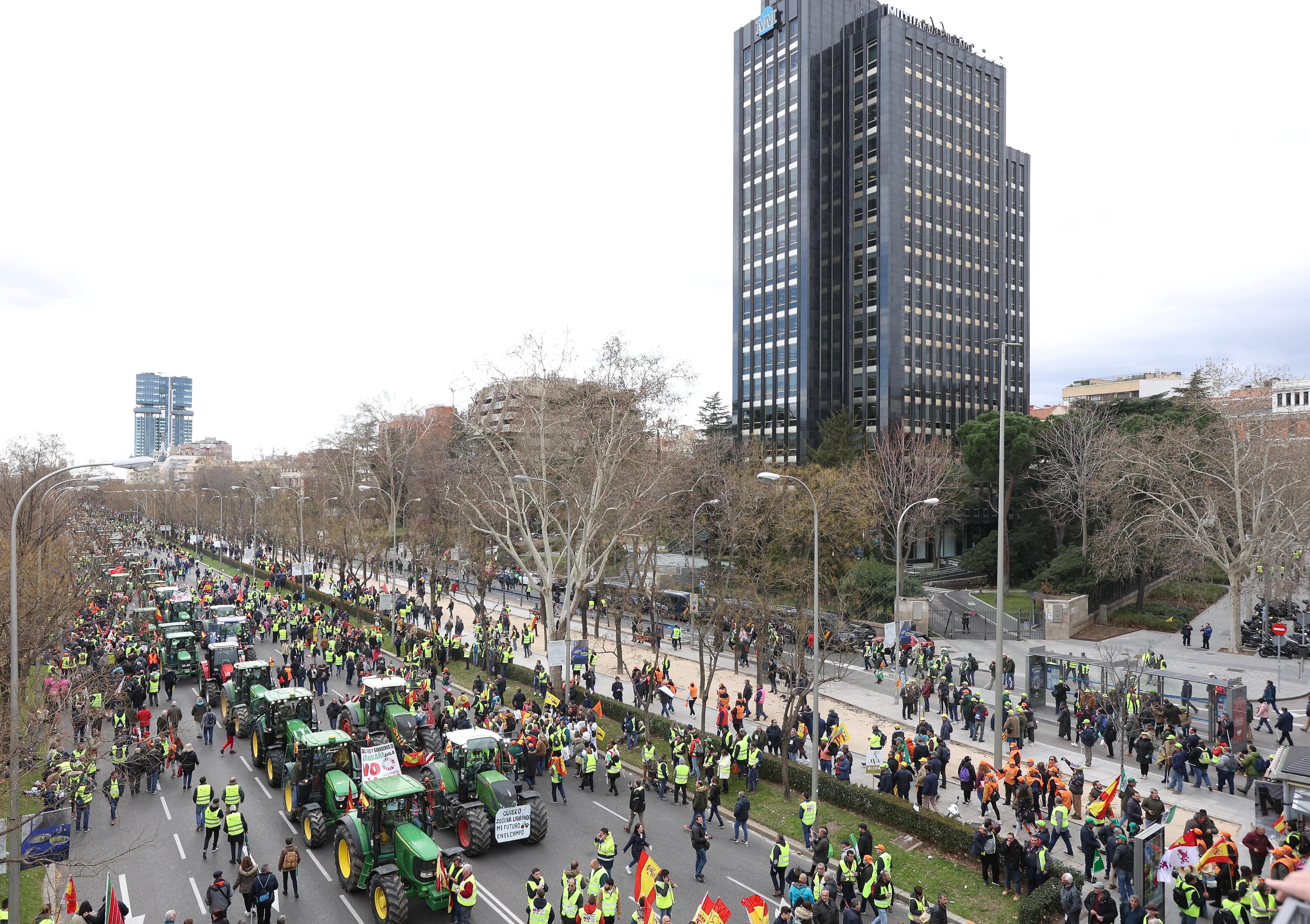 Así han tomado Madrid los agricultores españoles