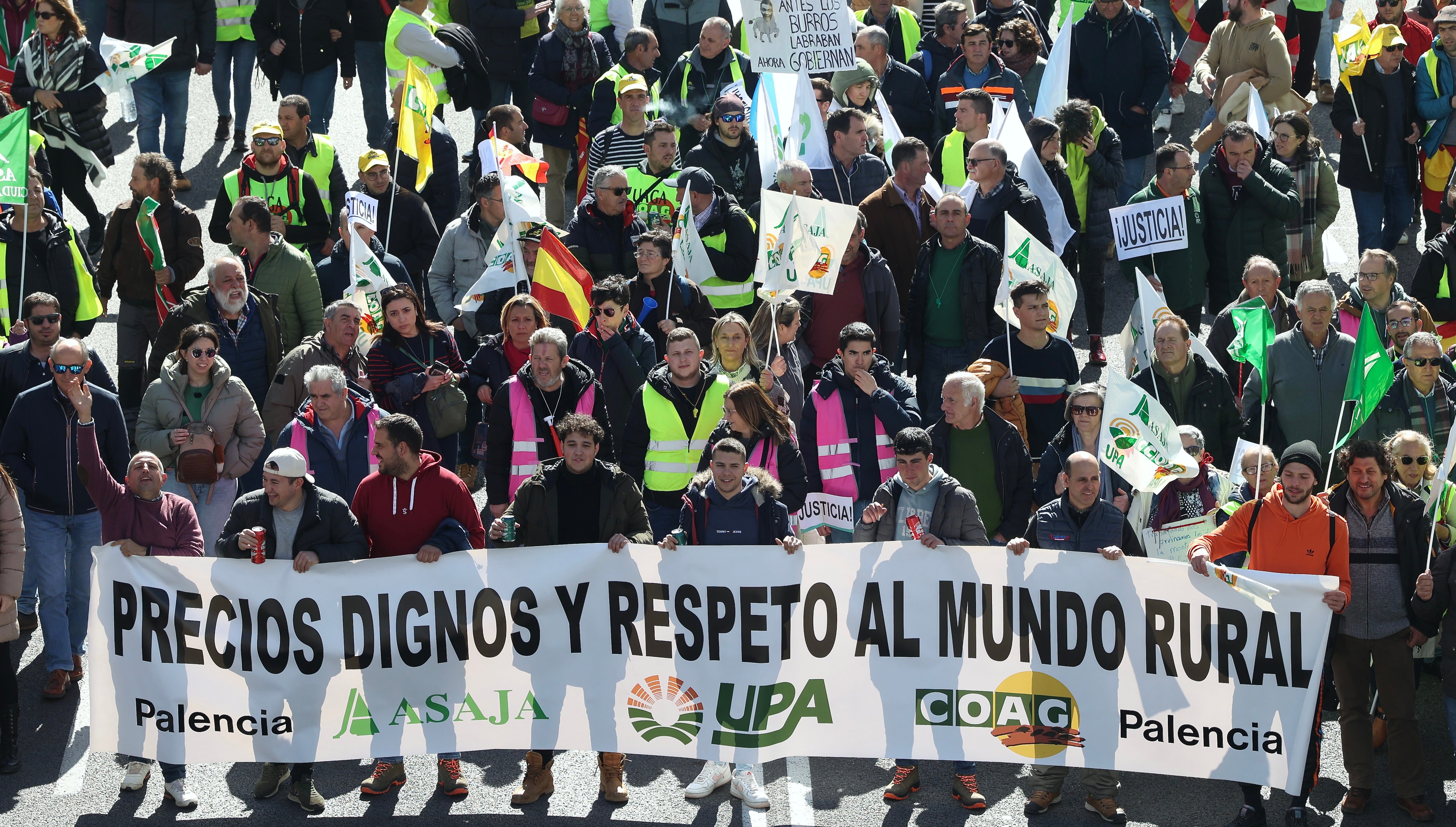 Así han tomado Madrid los agricultores españoles