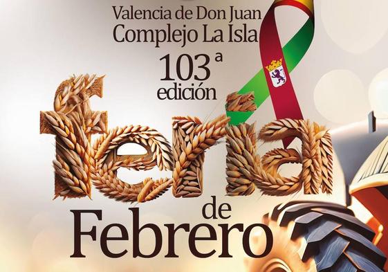 Cartel Feria de Febrero de Valencia de Don Juan