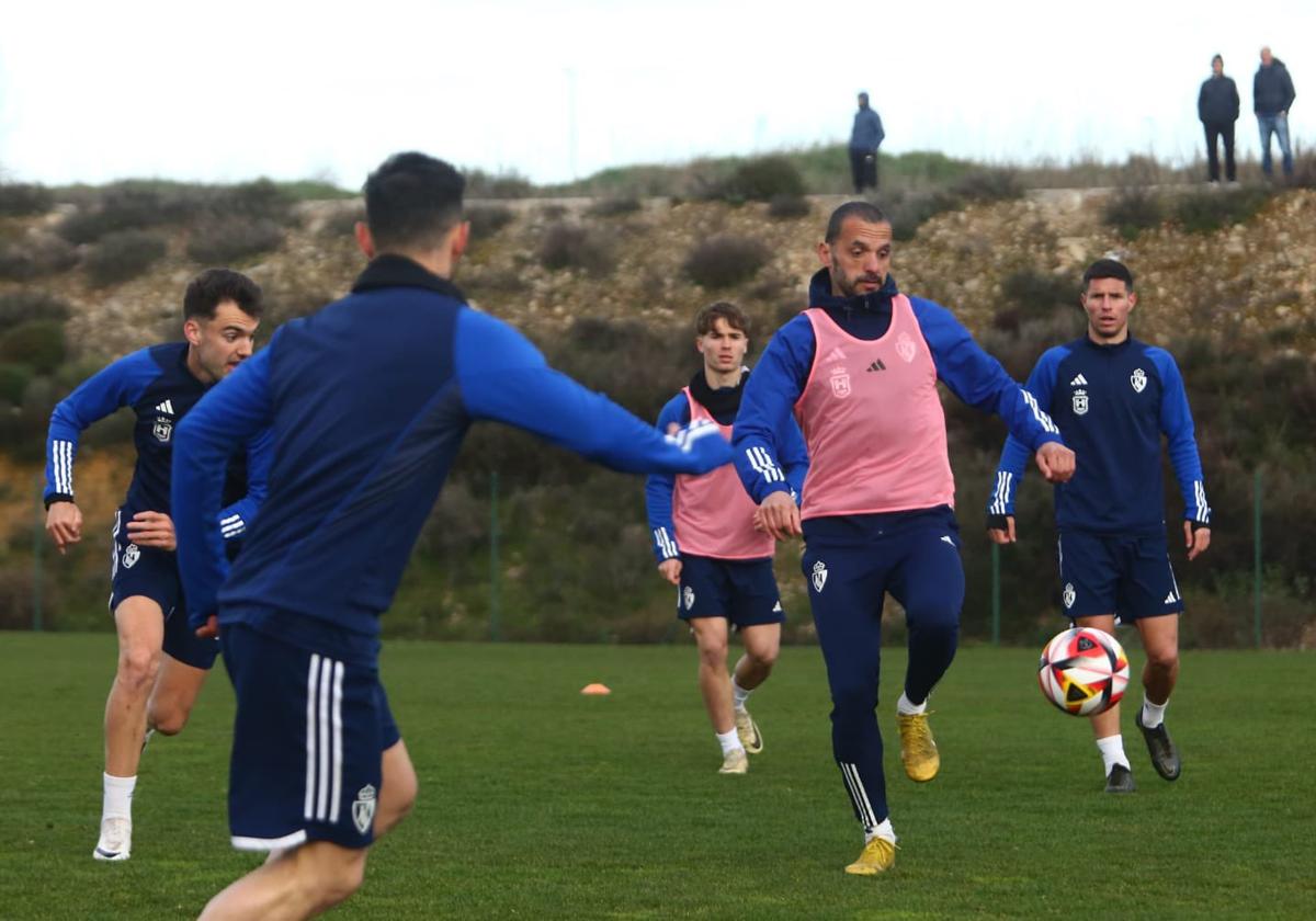 Una imagen de las sesiones de entrenamiento de la semana.