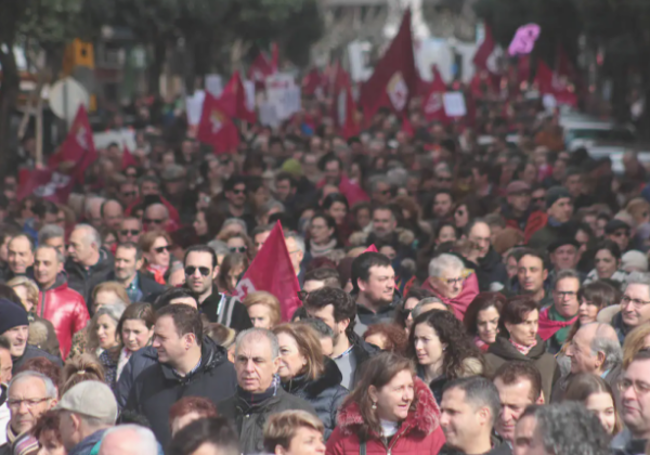 Manifestación de 2020 con más de 50.000 leoneses en las calles.