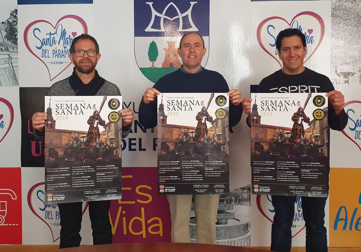 Presentación del programa oficial de procesiones para la Semana Santa de Santa María del Páramo.