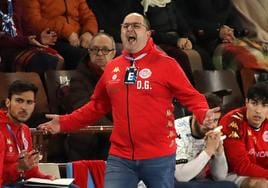Dani Gordo, entrenador del Abanca Ademar.