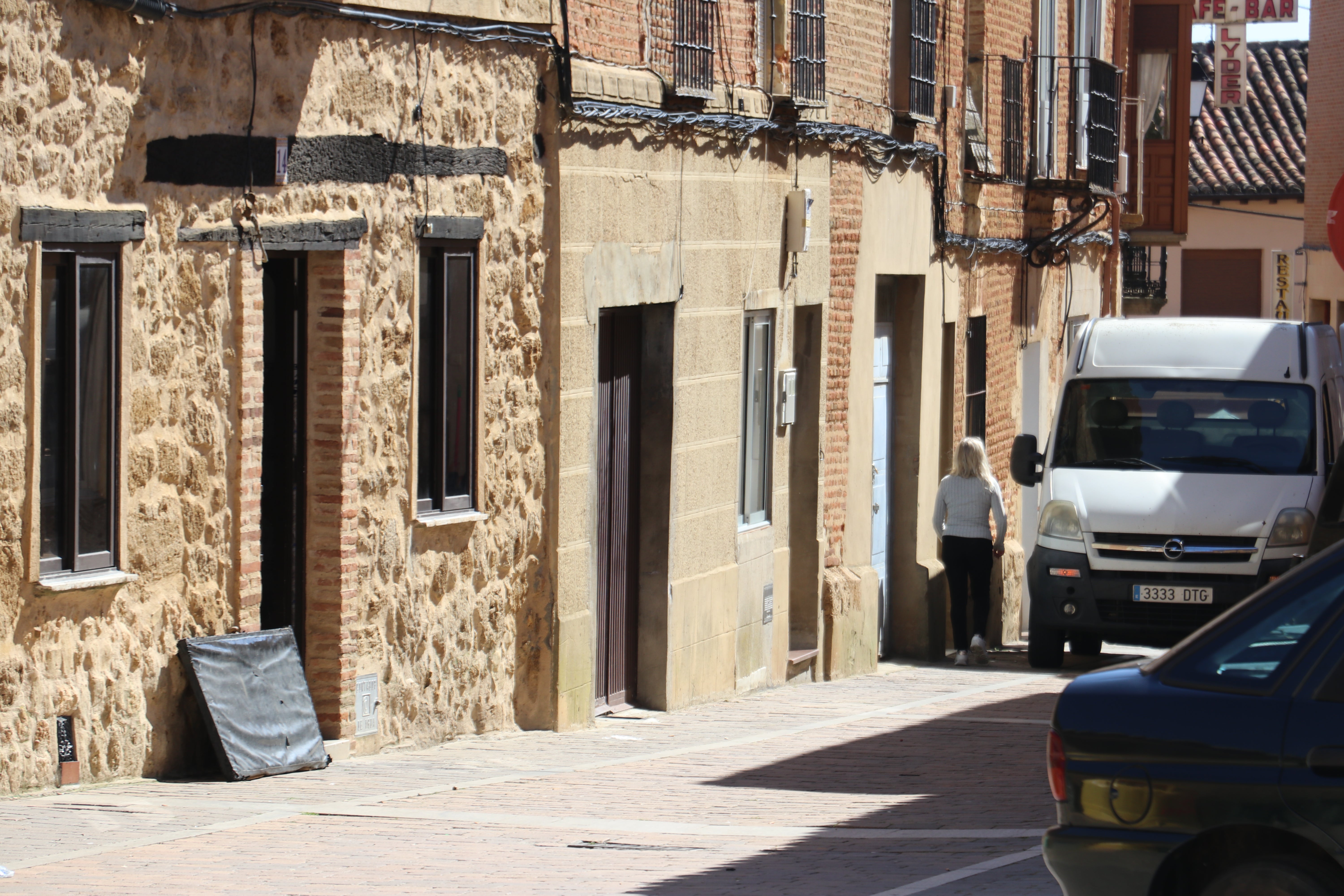 Derrumbe de una casa en Valderas