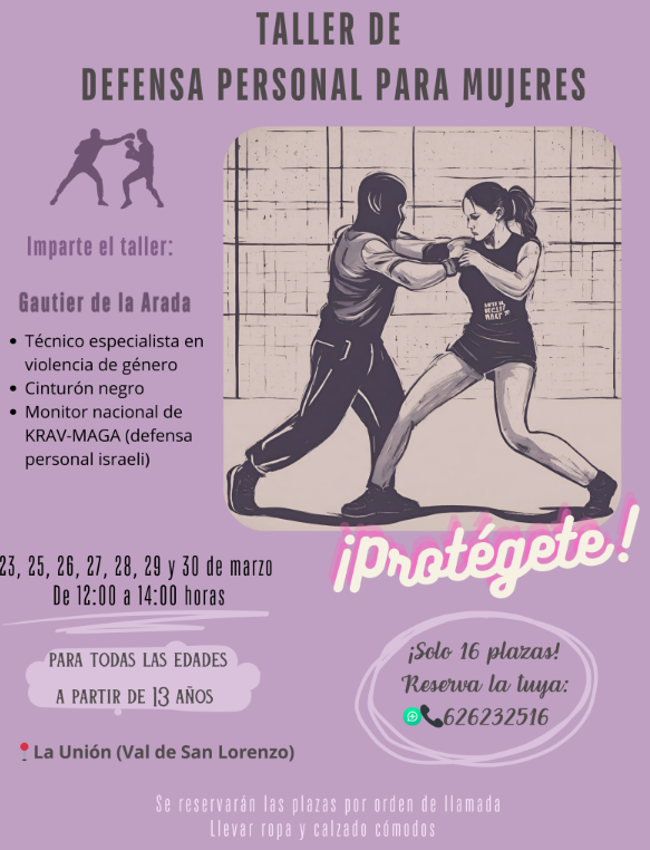 Cartel del taller.