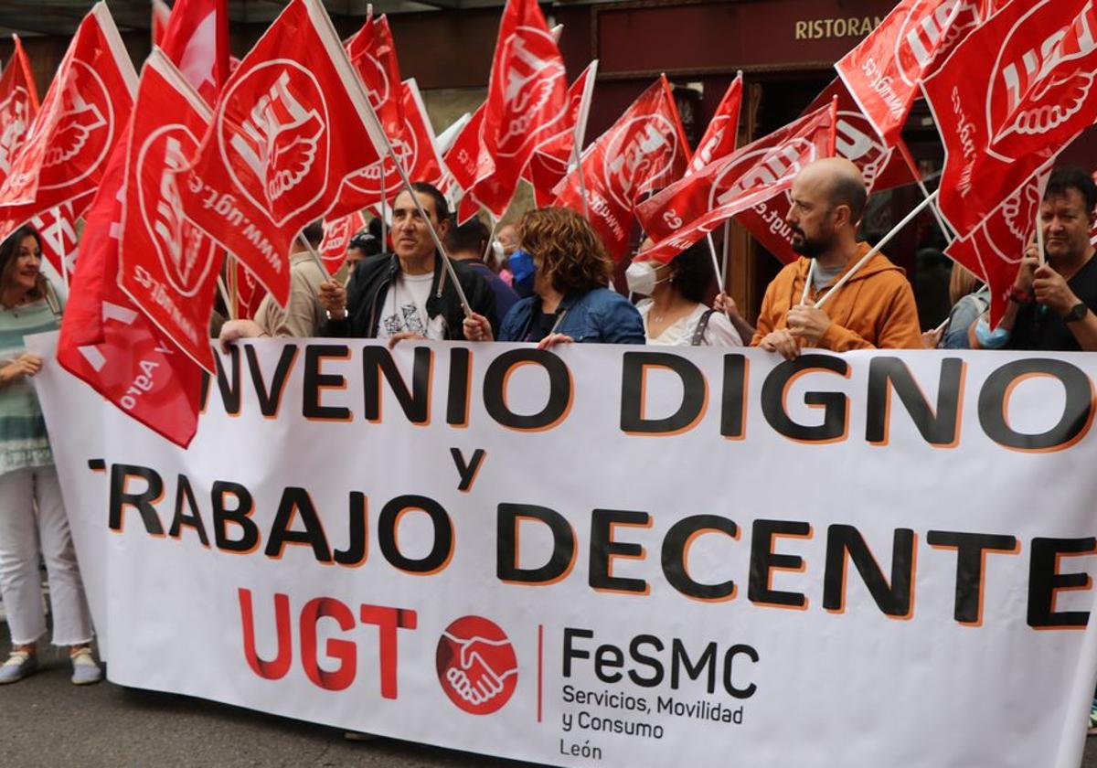 UGT, primera fuerza sindical de la provincia de León entre 2020 y 2023 con un 35,13% de la representación