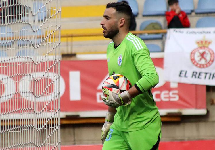 El leonés Ruly ocupó la meta del Celta Fortuna.