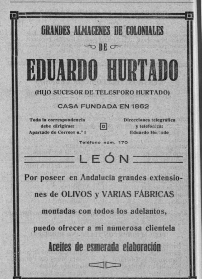 Guía COmercial y Artística de León 1913-1924.