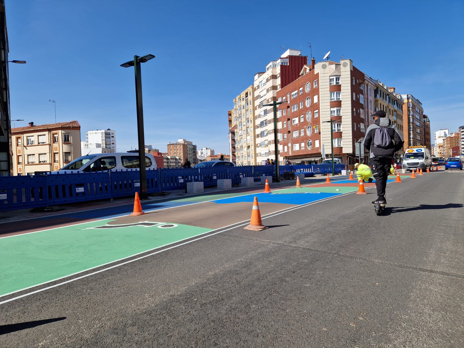 Paso de cebra en Maristas san José