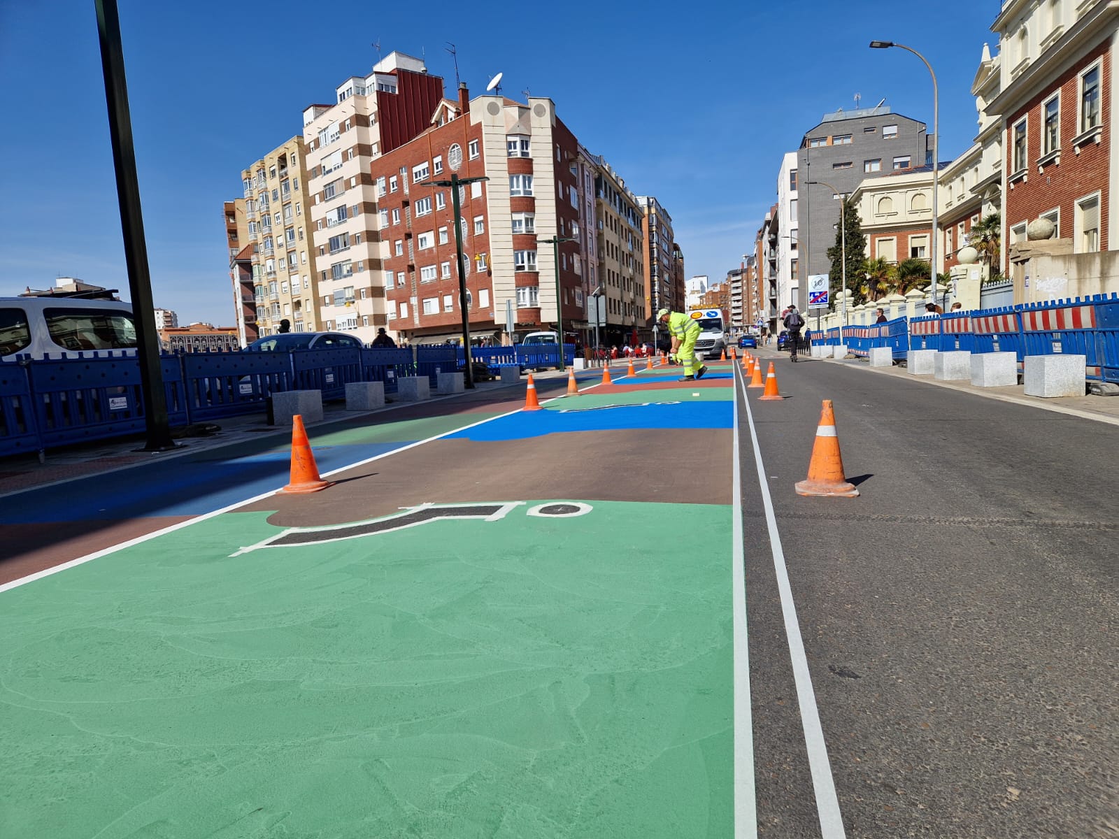 Paso de cebra en Maristas san José