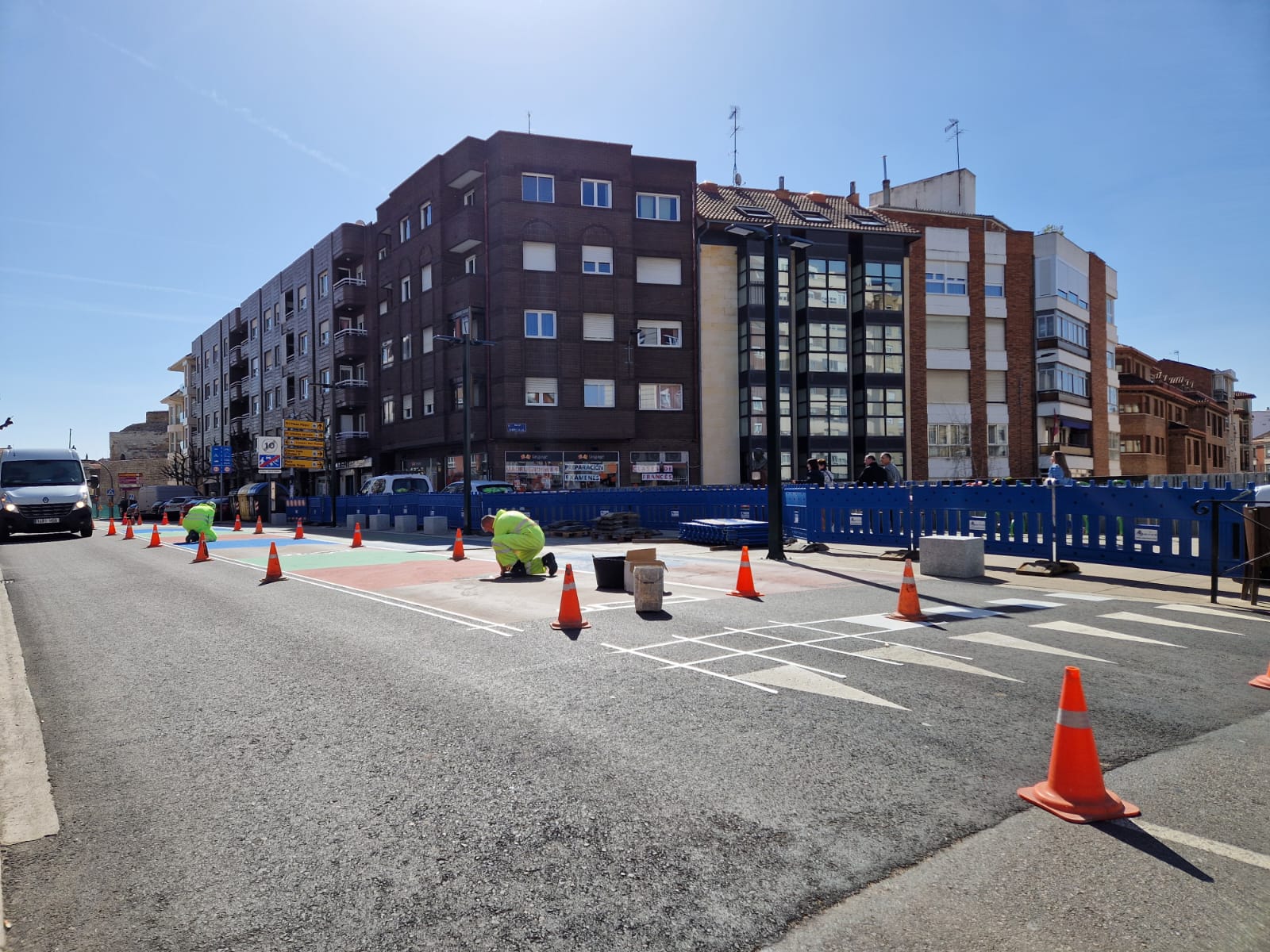 Paso de cebra en Maristas san José
