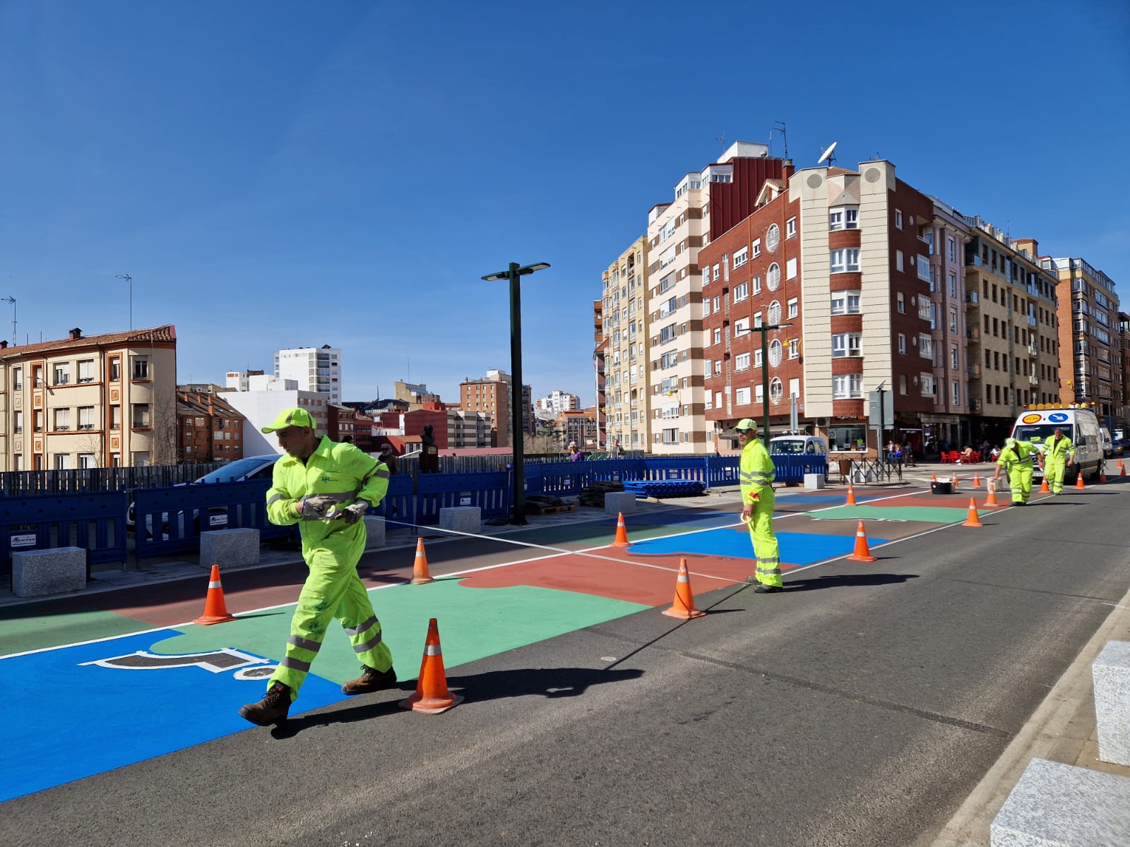 Paso de cebra en Maristas san José