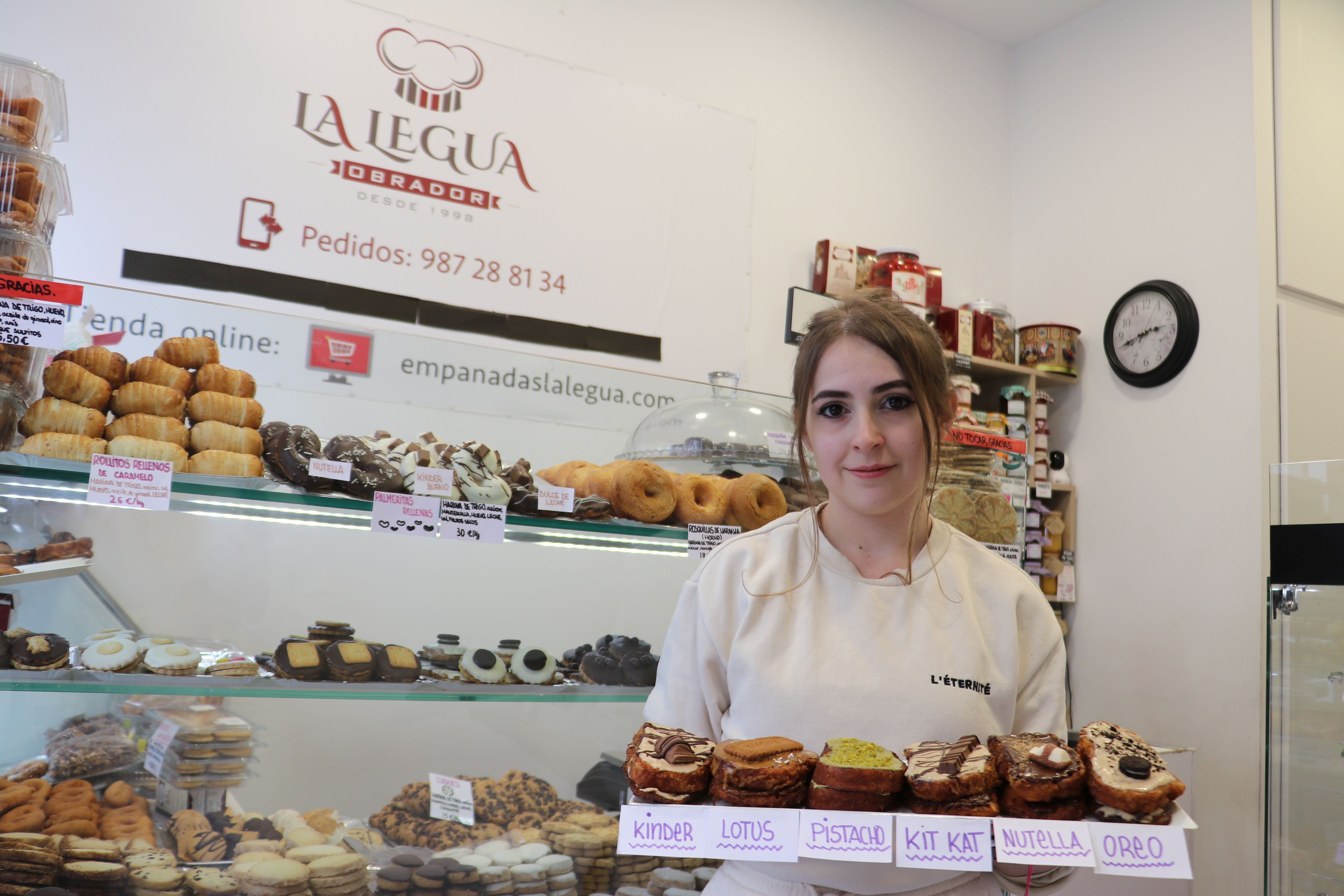 Cristina Vilo en Empanadas La Legua.