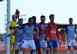 Una imagen del partido disputado entre SD Tarazona y SD Ponferradina.