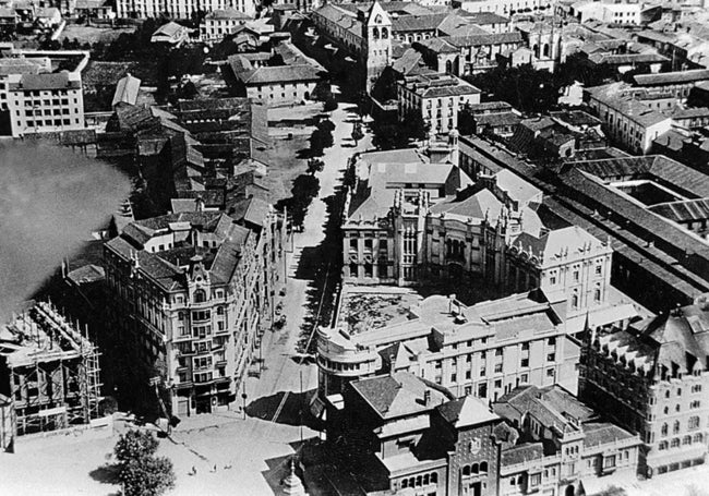 Almacenes Pallarés e Instituto General y Técnico.ca. 1926.