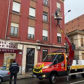 El viento causa múltiples incidentes en León