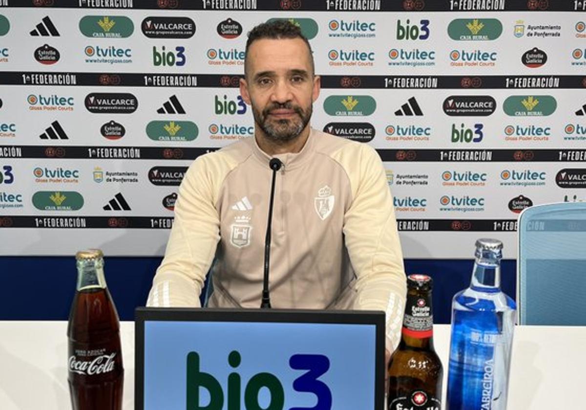 Juanfran García, en sala de prensa.