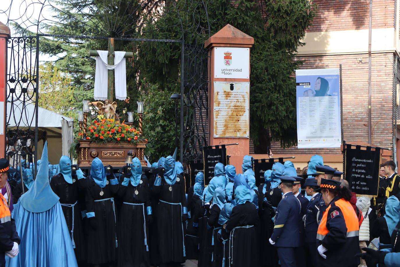 Procesión de Las Bienaventuranzas en León.