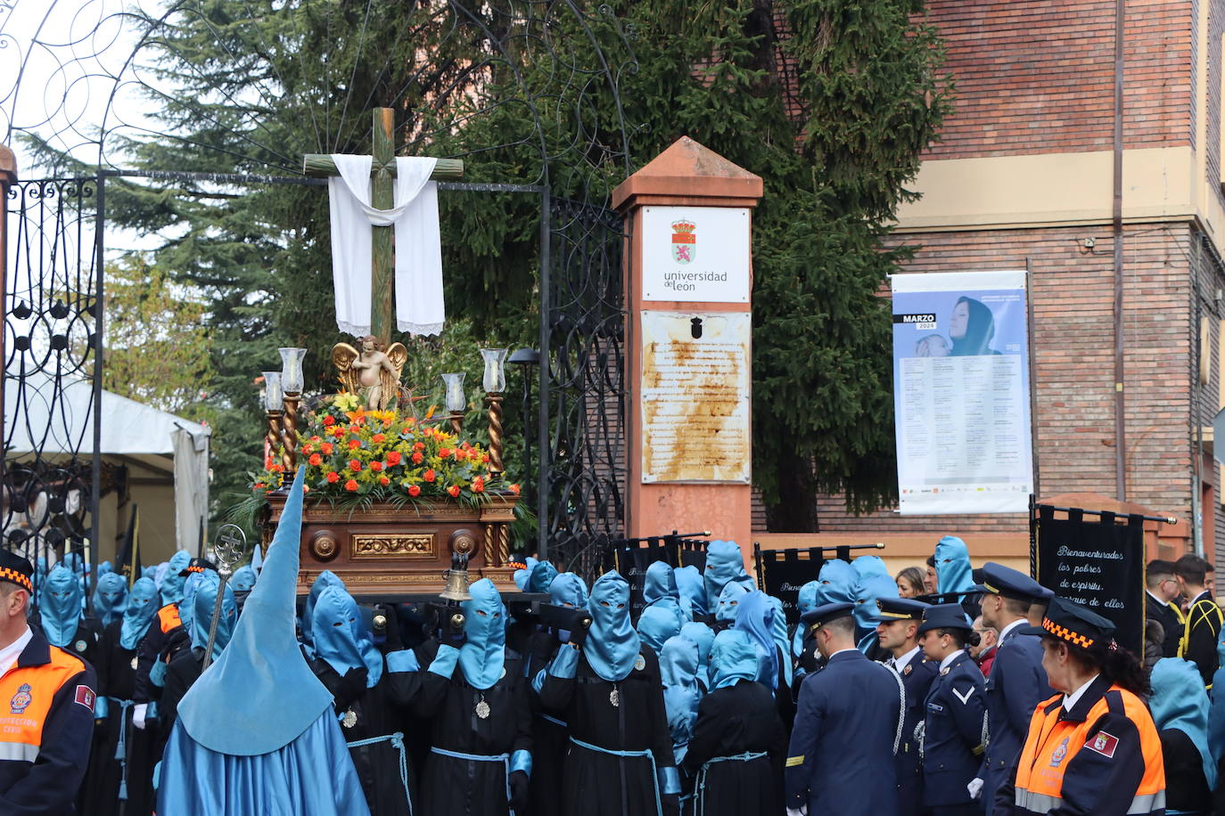 Procesión de Las Bienaventuranzas en León.