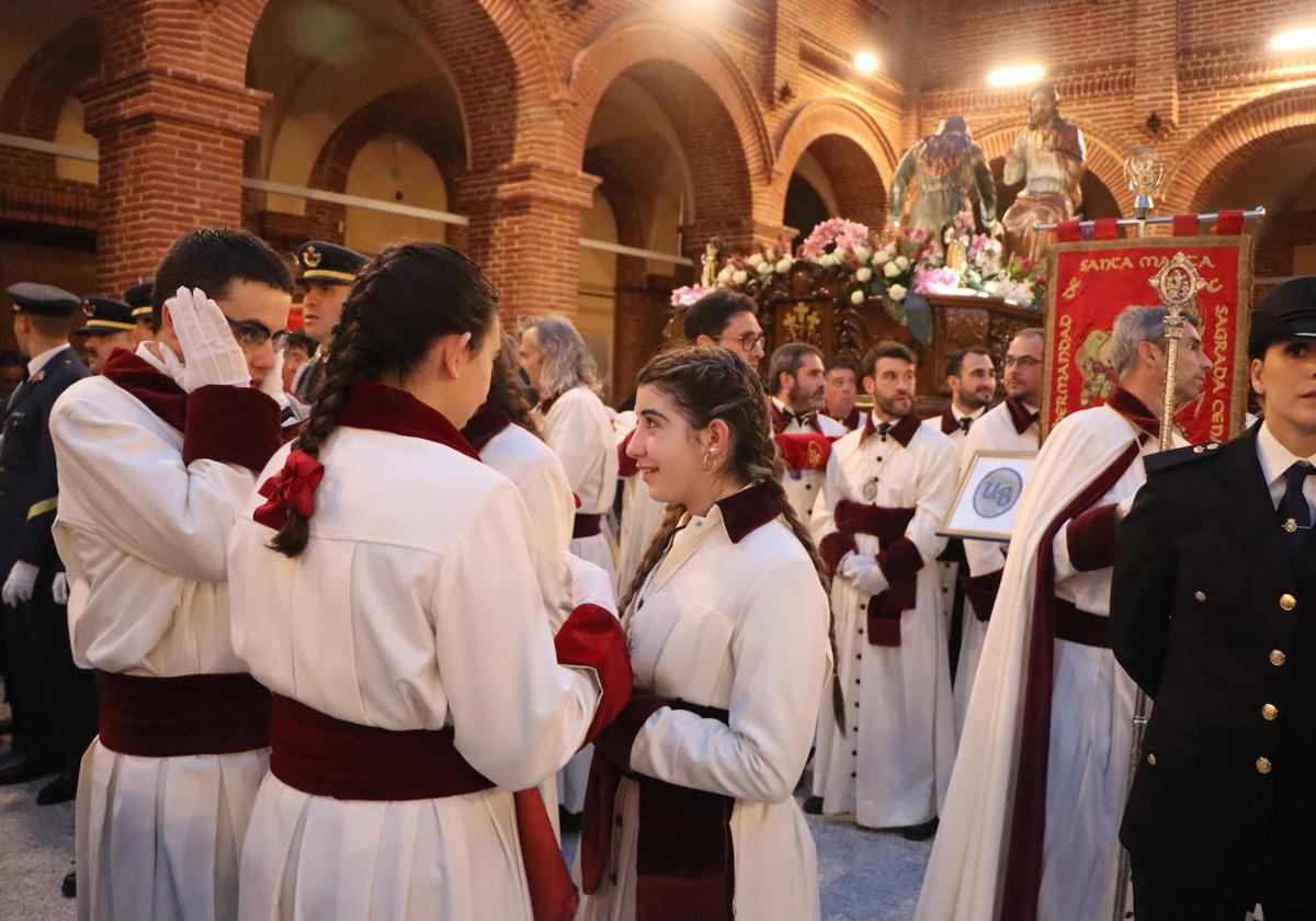 Las imágenes de la suspensión de la Sagrada Cena