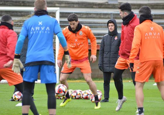 La Cultural en el entrenamiento de este viernes.