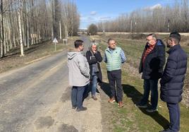 Visita a la carretera entre Astroga y Nistal de la Vega.