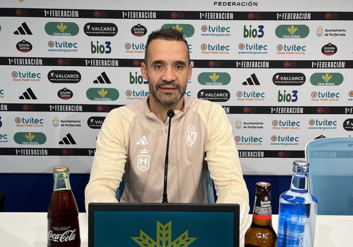 Juanfran, en sala de prensa.