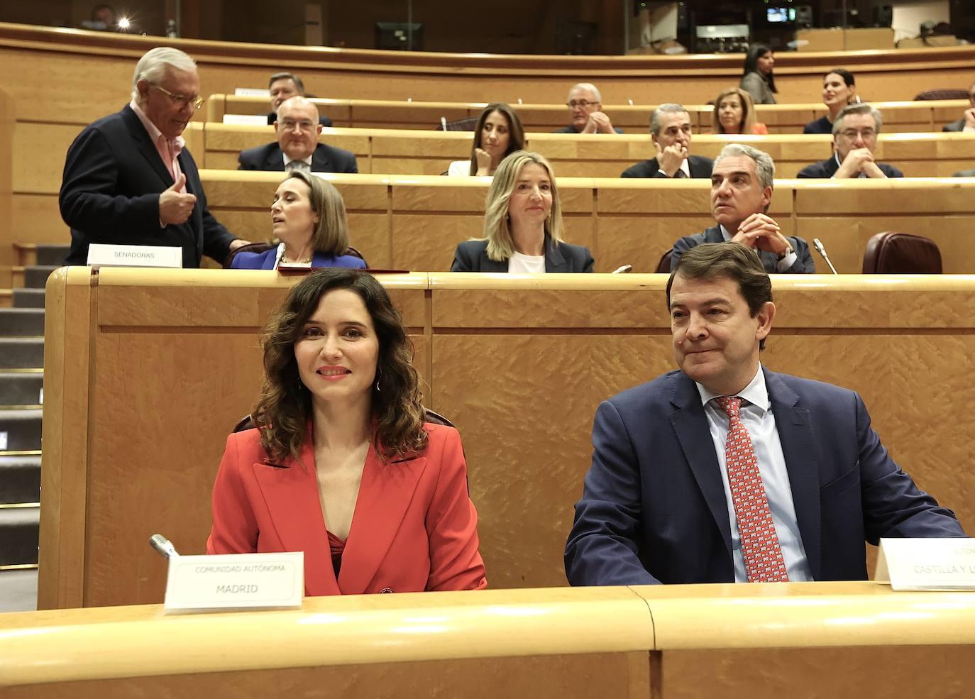 El presidente de la Junta de Castilla y León interviene en la Comisión General de las Comunidades Autónomas del Senado